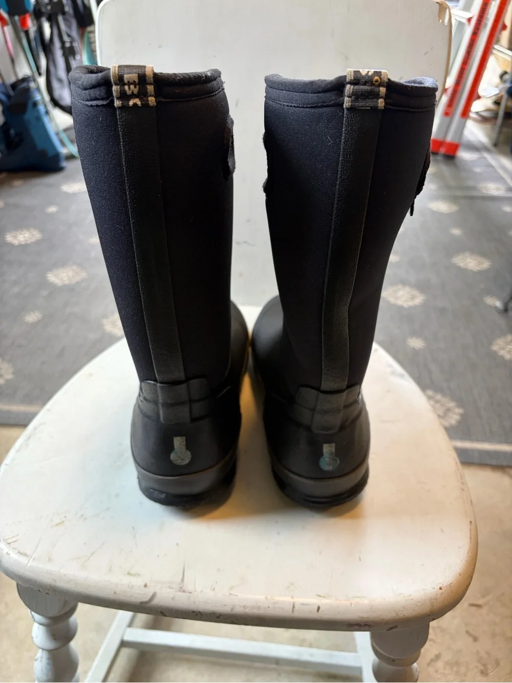 Bogs Black Tall Waterproof Pull-On Boots